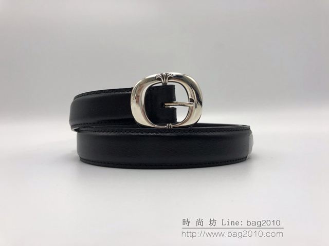 chrome hearts皮帶 克羅心腰帶 純手工製作 克羅心mini針扣皮帶扣  gjc1599